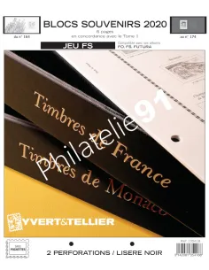 JEU FS FRANCE 2020 blocs souvenirs, matériel philatélique