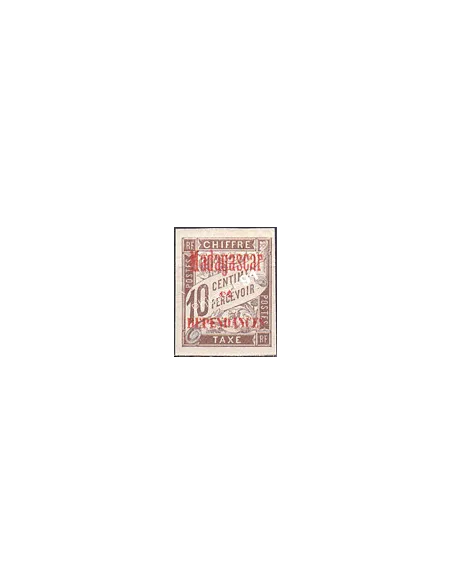 Madagascar, Timbre-Taxe n° 2, collection timbres colonies