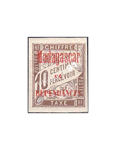 Madagascar, Timbre-Taxe n° 2, collection timbres colonies