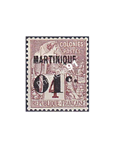Martinique, n° 8, timbres colonies Françaises