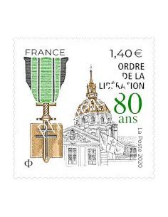 n° 5458 - 80ème anniversaire de l'Ordre de la Libération