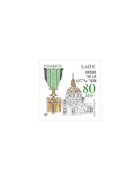 n° 5458 - 80ème anniversaire de l'Ordre de la Libération