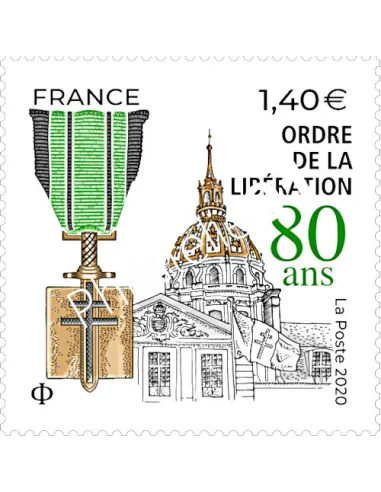 n° 5458 - 80ème anniversaire de l'Ordre de la Libération