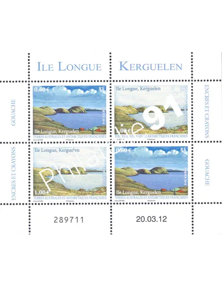 TAAF, n° F 628, Feuille, collection timbres Dom-Tom