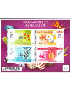 NOUVELLE CALEDONIE, n° 1208 à 1211,Feuille, collection timbres Dom-Tom