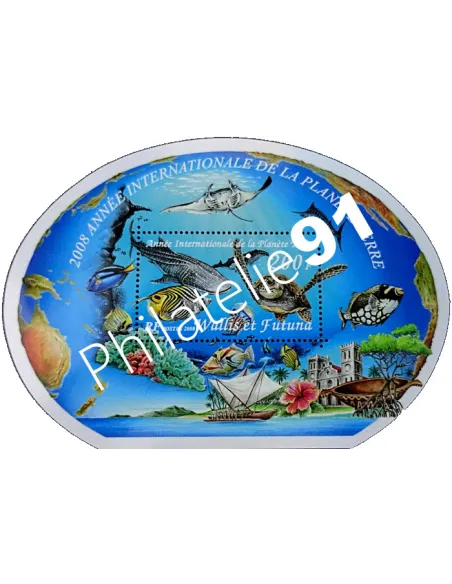 Bloc de Timbres de Wallis et Futuna n° 24, collection timbres Dom-Tom