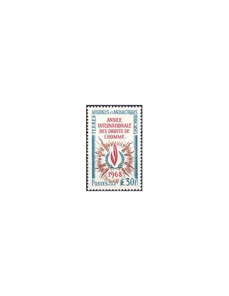 TAAF, n°  27, collection timbres Dom-Tom