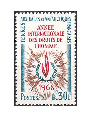 TAAF, n°  27, collection timbres Dom-Tom