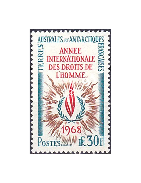 TAAF, n°  27, collection timbres Dom-Tom