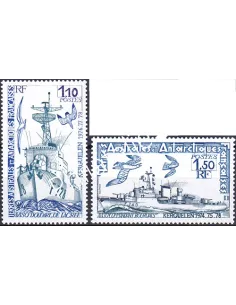 TAAF,n° 79 à 80, Collection timbres DOM TOM