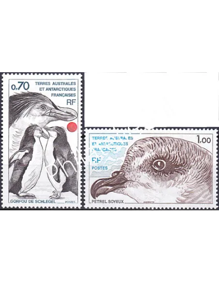 TAAF,n° 81 à 82, Collection timbres DOM TOM