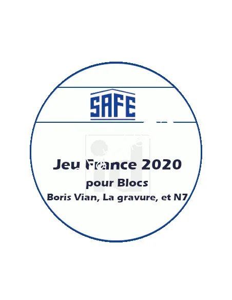 Jeu SAFE-dual France 2020, matériel philatélique