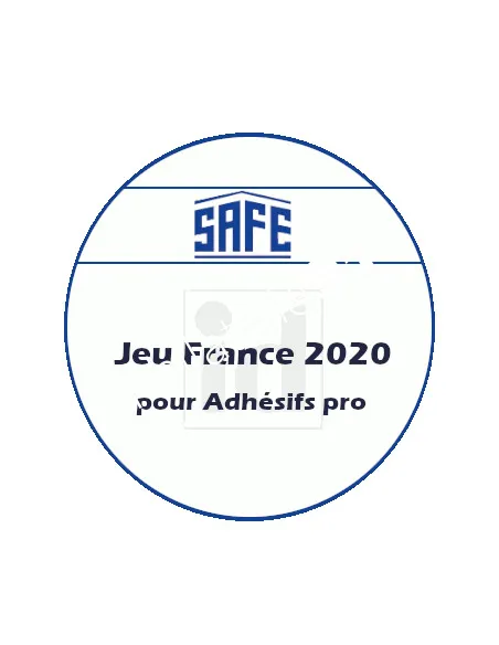 Jeu SAFE-dual France 2020, matériel philatélique