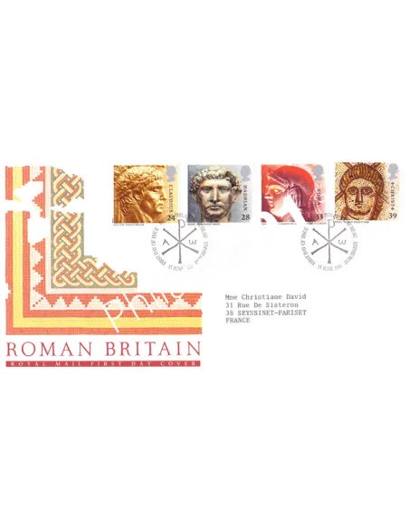 Angleterre, Enveloppe 1er Jour thématique, collection lettre Europe
