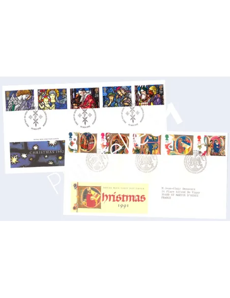 Angleterre, Enveloppes 1er Jour thématique, collection lettre Europe