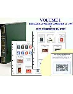Reliure AV + étui - Volume I - FRANCE DE 1849 à 1948