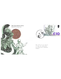 Angleterre, Enveloppe 1er Jour, "Britannia", collection lettre Europe