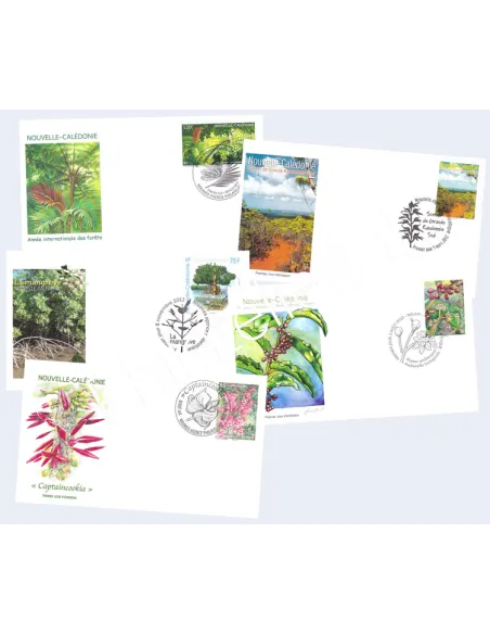 Nouvelle-Calédonie, Enveloppes 1er Jour, collection lettres Dom-Tom