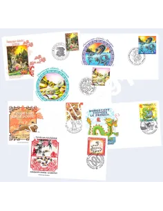 Nouvelle-Calédonie, Enveloppes 1er Jour, collection lettres Dom-Tom