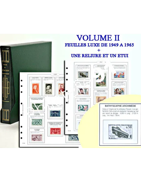 A.V. Éditions - Volume II - Jeu Luxe France de 1949 à 1965 + Reliure + Étui