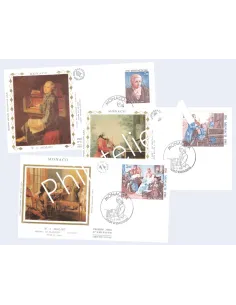 Monaco, Enveloppes 1er Jour thématiques, collection lettre Monaco