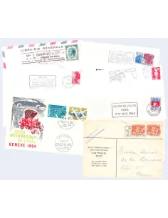 Tous Pays, lot de lettres thématiques, collection lettres Europe