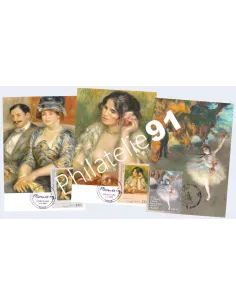 Timbres sur Cartes Maximum, Collection lettre France