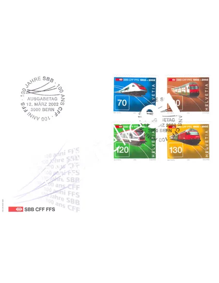 Suisse, Enveloppe 1er Jour thématique, collection lettres Dom-Tom