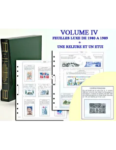 A.V. Edition - Volume 4 - FRANCE DE 1980 à 1989 + Reliure + Etui