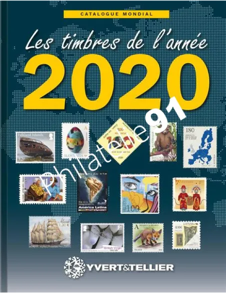 Catalogue mondial de nouveautés 2020, catalogue philatélie