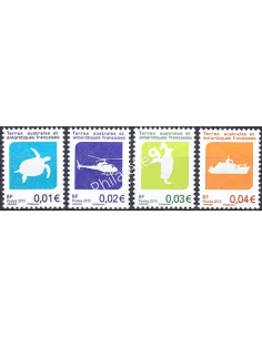 Timbres TAAF n° 742 à 745, collection timbres Dom-Tom