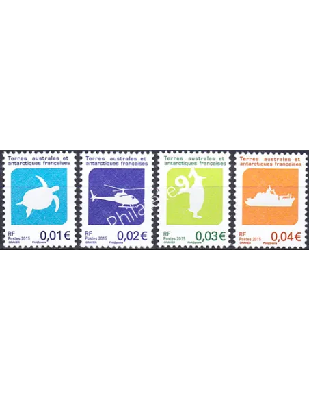 Timbres TAAF n° 742 à 745, collection timbres Dom-Tom