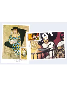 Timbres sur Cartes Maximum, Collection lettre France