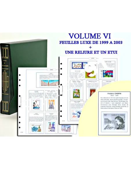 AV - France - Volume  6 - de 1999 à 2003 - Jeu Luxe + Reliure + étui