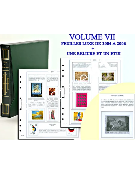 AV - France - Volume  7 - de 2004 à 2006 - Jeu Luxe + Reliure + étui