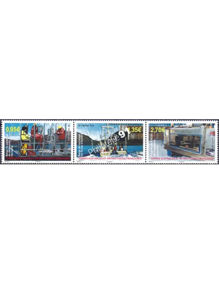 Timbres TAAF n° 890 à 892, Triptyque, collection timbres Dom-Tom