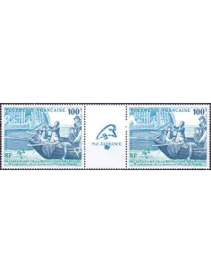 POLYNESIE n° 336A, Paire, Collection timbres Dom-Tom