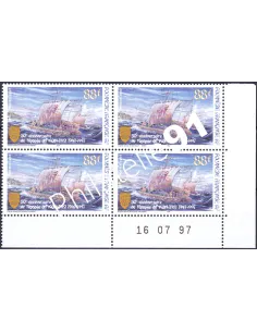 Polynésie, Coin daté sur Timbre n° 548, Collection timbres Dom-Tom