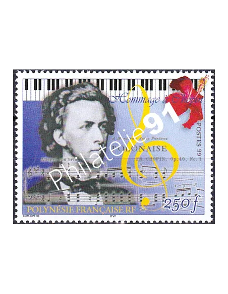 POLYNESIE n° 603, Collection timbres Dom-Tom