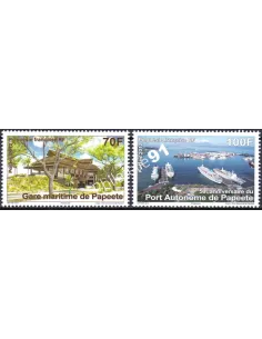 POLYNESIE n°  979 à 980, Collection timbres Dom-Tom