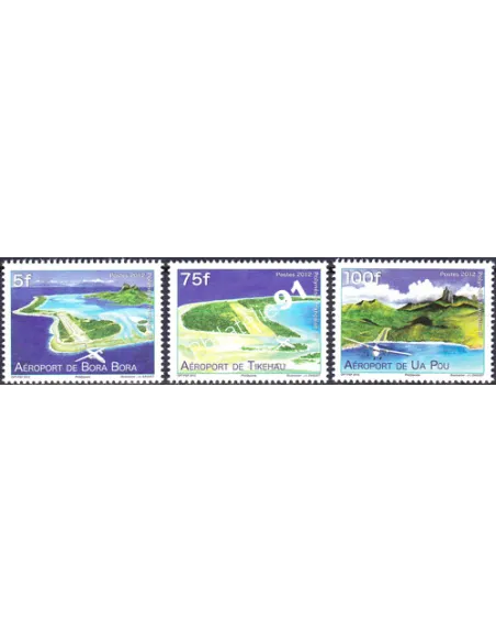 POLYNESIE n°  998 à 1000, Collection timbres Dom-Tom