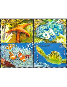 POLYNESIE n° 1029 à 1032, Collection timbres Dom-Tom