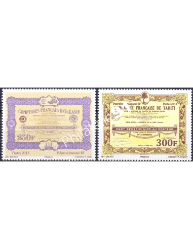 POLYNESIE n° 1044 à 1045, Collection timbres Dom-Tom