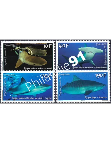 POLYNESIE n° 1065 à 1068, Collection timbres Dom-Tom
