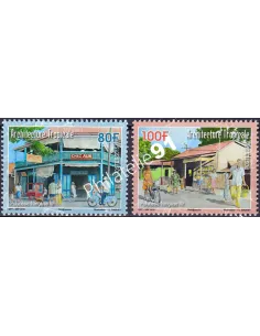 POLYNESIE n° 1090 à 1091, Collection timbres Dom-Tom