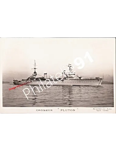 Carte postale - Croiseur -PLUTON- - Flotte française 39/45