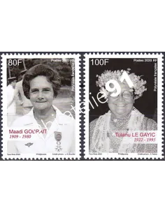 POLYNESIE n° 1238 à 1239, Collection timbres Dom-Tom