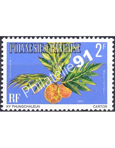 POLYNESIE, Service n° 2A, Collection timbres Dom-Tom