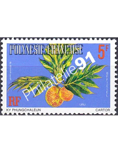 POLYNESIE, Service n° 4A, Collection timbres Dom-Tom