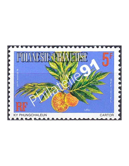POLYNESIE, Service n° 4A, Collection timbres Dom-Tom